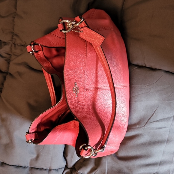 Coach purse salmon color - Picture 3 of 3